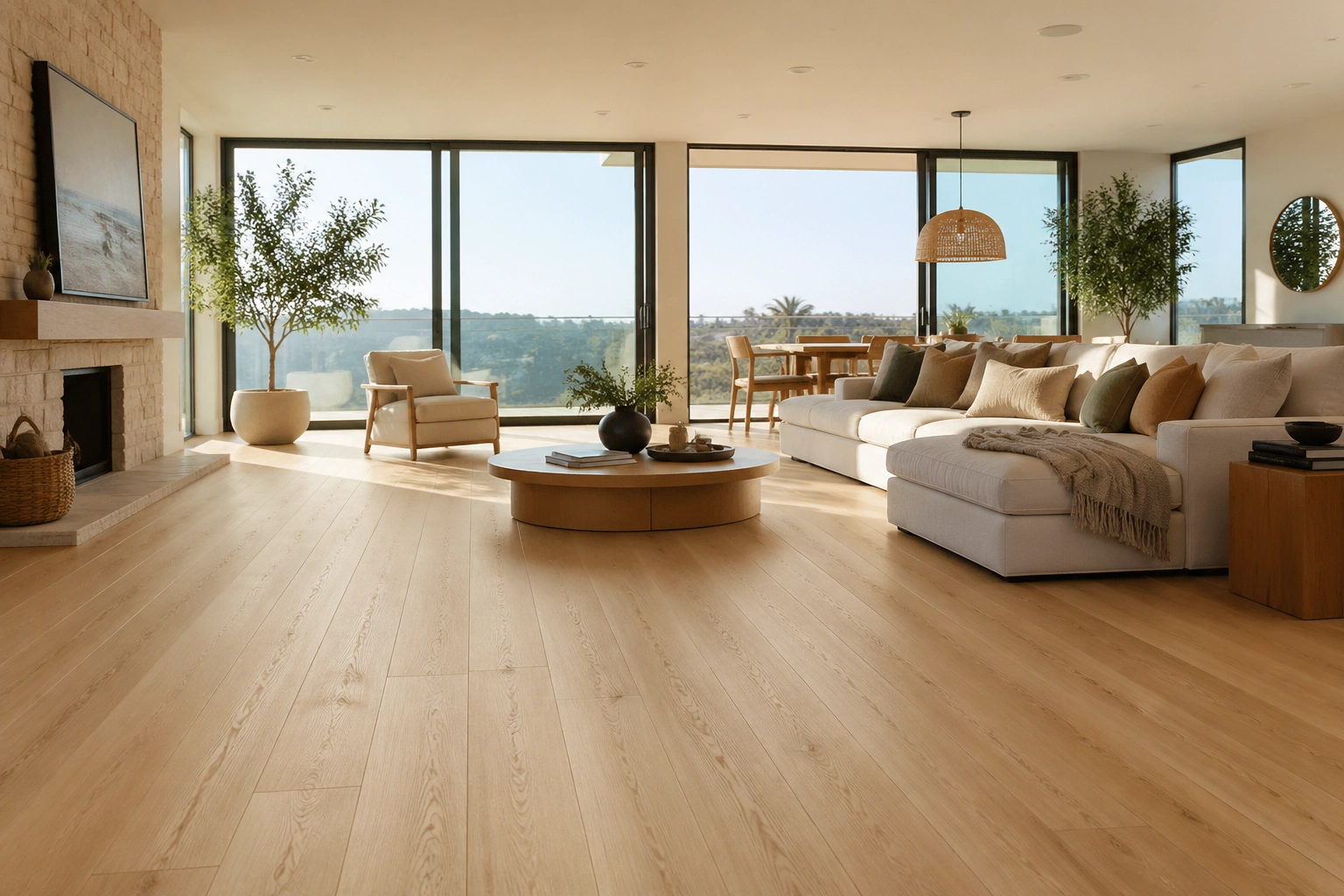 COREtec Originals Enhanced VV855 in a beautiful San Diego living room