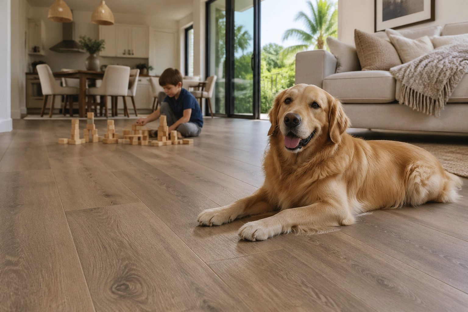 Pets and kids on COREtec flooring