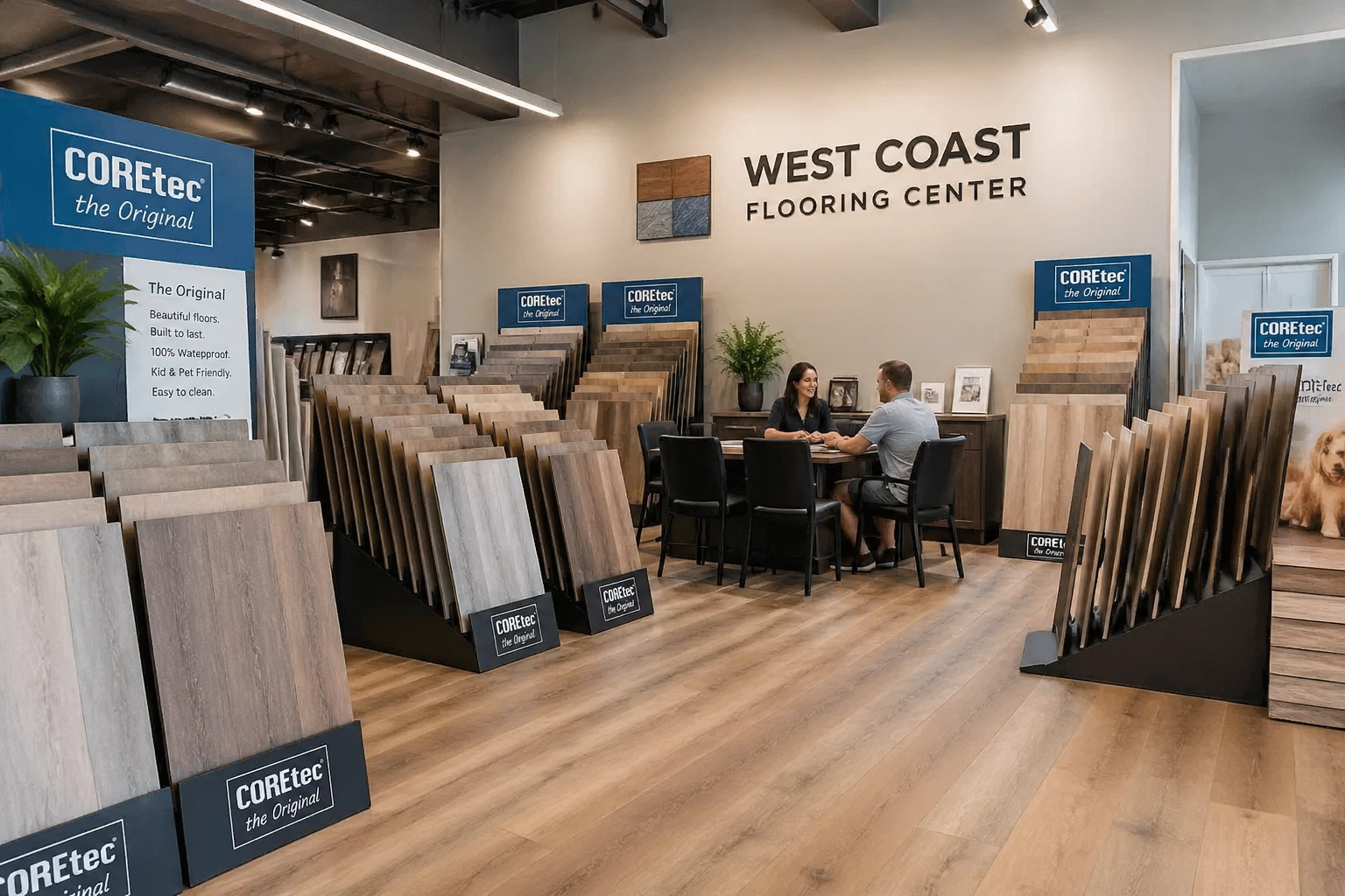 West Coast Flooring Center showroom in San Diego