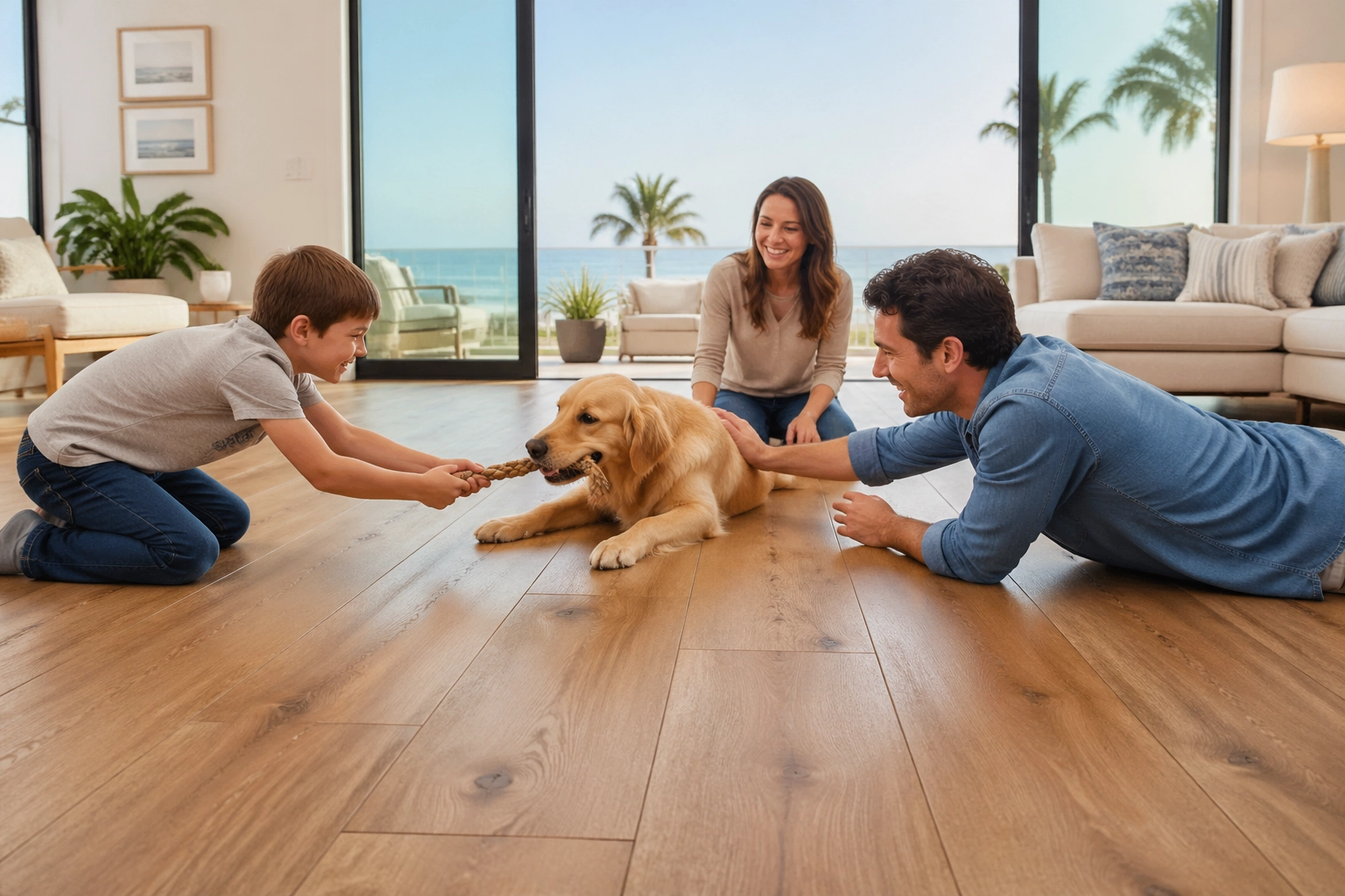 Happy Family on COREtec Flooring