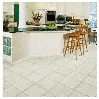 San Diego Tile: Vinyl flooring is a great option for kitchen.