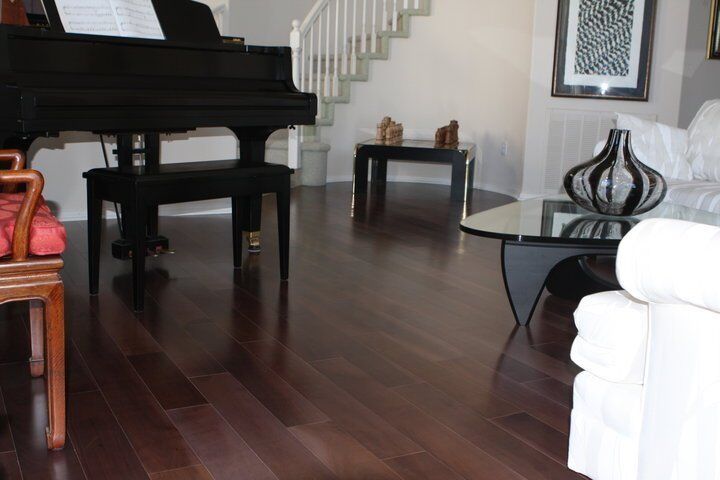 Real customer flooring by West Coast Flooring center.