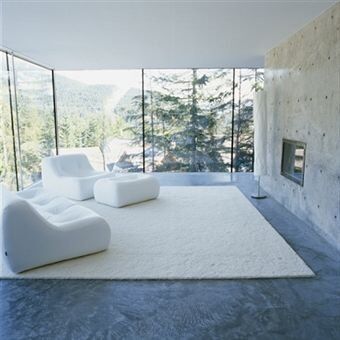Eco-friendly recycled carpet.