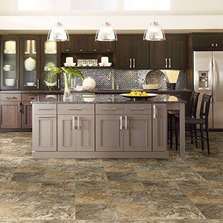 Kitchen flooring variety