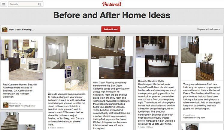 Before and After flooring in real customer homes.