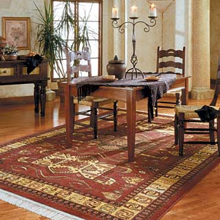 Oriental rugs have been a staple for ages.