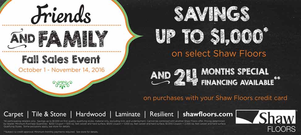 shaw flooring-sale