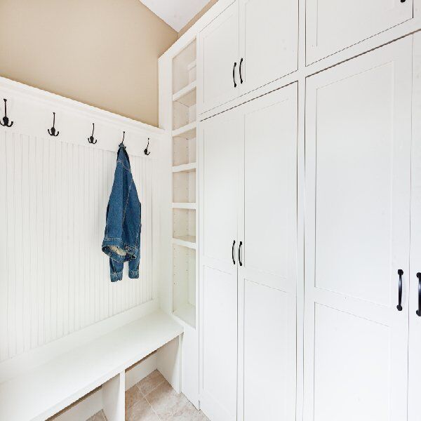 Mudroom Messiness Cabinets showroom has a variety of Mudroom Messiness Cabinets in stock in our store.