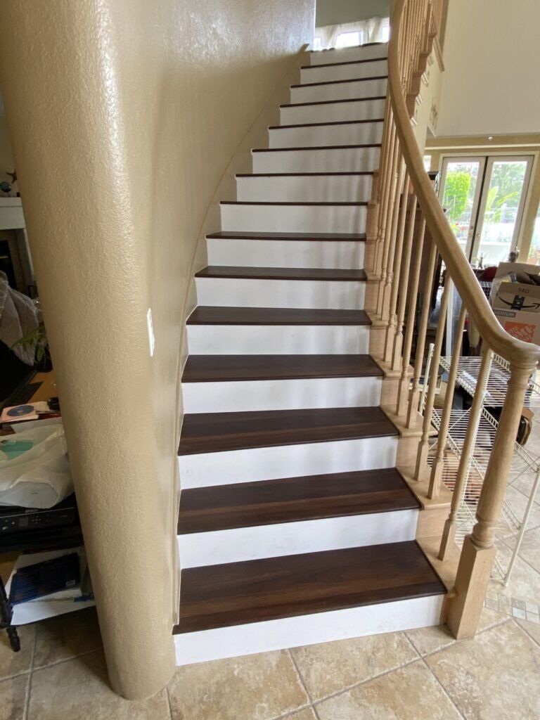 COREtec Pro Plus LVP Staircase